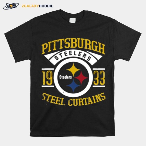 Pittsburgh Steelers 1933 Steel Curtains T-Shirt