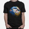 Pittsburgh Steelers And Kentucky Wildcats Lips T-Shirt