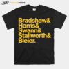 Pittsburgh Steelers Bradshaw Harris Swann Stallworth Bleier T-Shirt