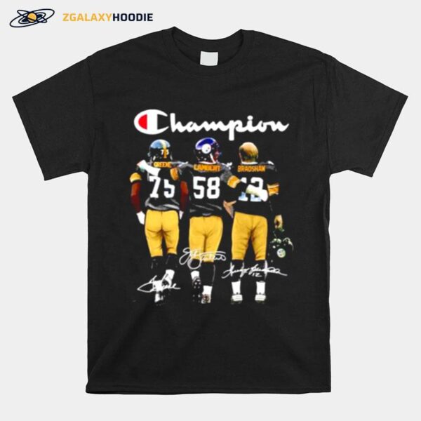 Pittsburgh Steelers Champion Greene Lambert Bradshaw Signature T-Shirt