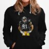 Pittsburgh Steelers Football Player 91 Nfl Playoffs Hoodie