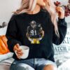 Pittsburgh Steelers Football Player 91 Nfl Playoffs Sweater