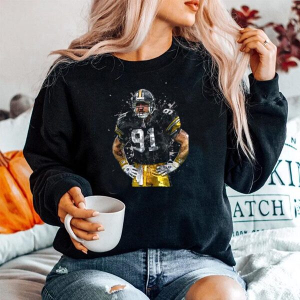 Pittsburgh Steelers Football Player 91 Nfl Playoffs Sweater