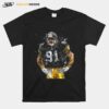 Pittsburgh Steelers Football Player 91 Nfl Playoffs T-Shirt