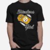 Pittsburgh Steelers Girl Heart Diamond T-Shirt