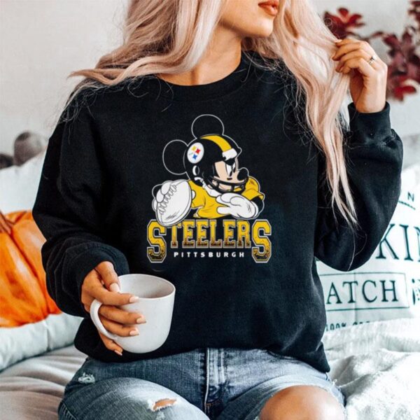 Pittsburgh Steelers Junk Food Disney Mickey Sweater