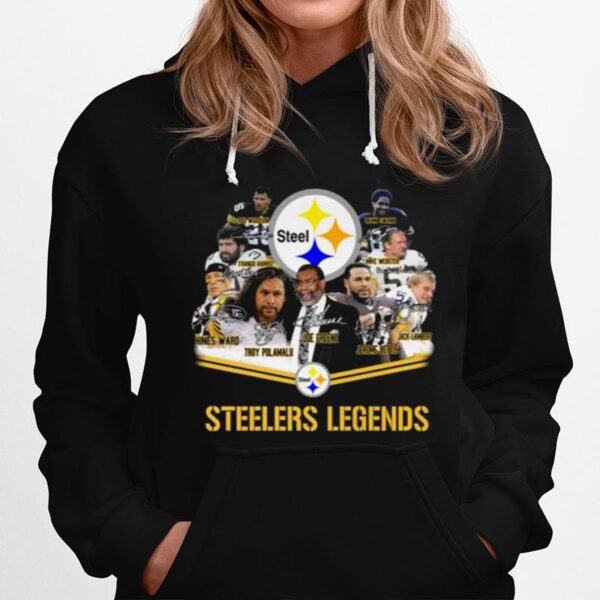 Pittsburgh Steelers Legends Signatures Hoodie