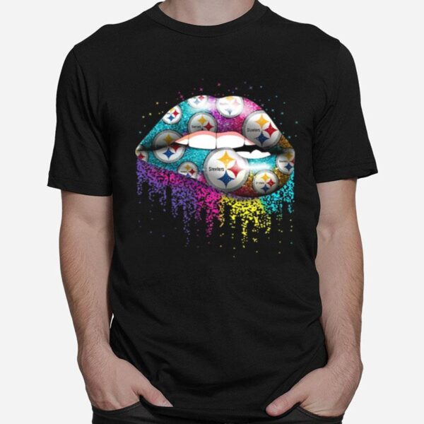 Pittsburgh Steelers Lips T-Shirt