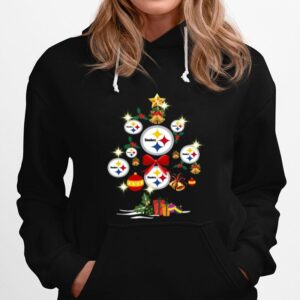 Pittsburgh Steelers Merry Christmas Tree Gift Hoodie