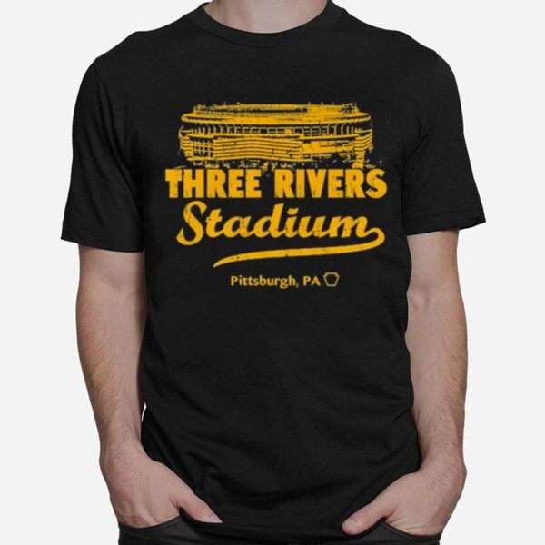 Pittsburgh Three Rivers Stadium Retro T-Shirt