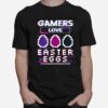 Pixel Gamers Love Easter Eggs Egg Hunting Video Game T-Shirt