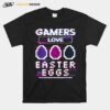 Pixel Gamers Love Easter Eggs Egg Hunting Video Game T-Shirt