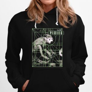 Pixies Monkey Grid Charcoal Hoodie