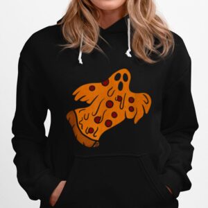 Pizza Halloween Ghost Scary Pizza Hoodie