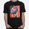 Pizza Papa Johns American Flag T-Shirt