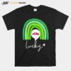 Pizza Papa Johns Lucky Rainbow St Patrick Day T-Shirt