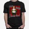 Plaid Buddy The Elf Omg Santa I Know Him T-Shirt