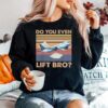 Planes Do You Even Lift Bro Vintage Sweater