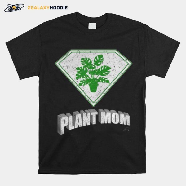 Plant Mom Super Hero Halloween Costume Monstera Deliciosa T-Shirt