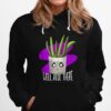 Plant Well Aloe There Succulent House Plant Kawaii Pun Hoodie