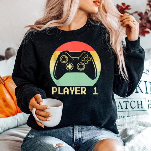 Player 1 Player 2 Video Game Gaming Sweater