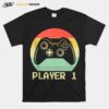 Player 1 Player 2 Video Game Gaming T-Shirt