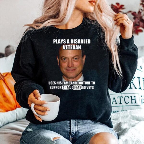 Plays A Disabled Veteran Uses His Fame And Fortune To Support Real Disabled Vets Sweater