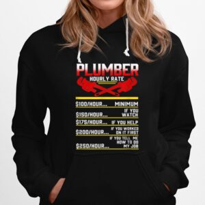 Plumber Hourly Rate Hoodie