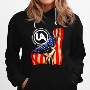 Plumbers Union Pipefitters American Flag Hoodie