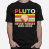 Pluto Never Forget 1930 2006 Vintage T-Shirt