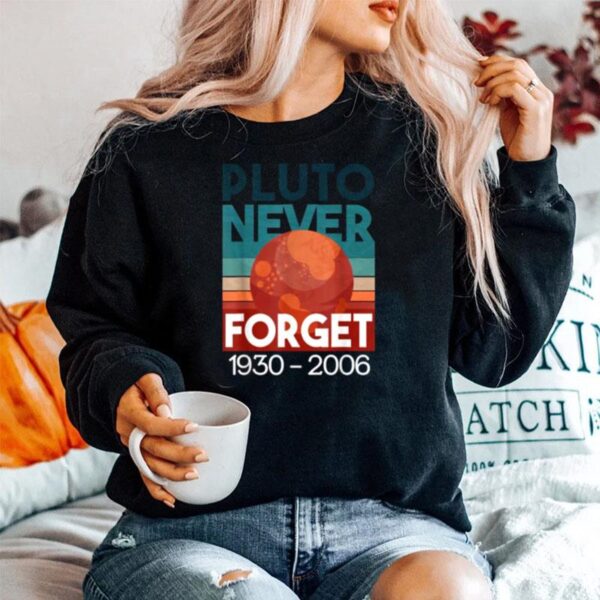 Pluto Never Forget Vintage Sweater