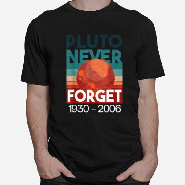 Pluto Never Forget Vintage T-Shirt