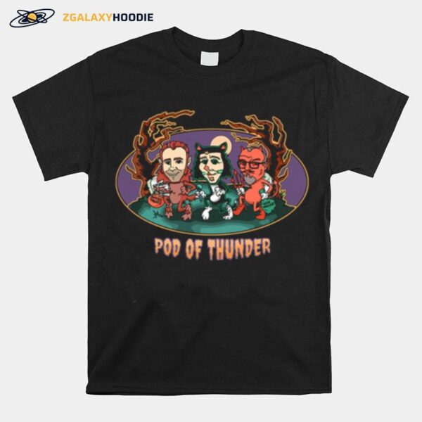 Pod Of Thunder Kiss Band Halloween T-Shirt