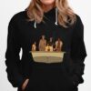 Pogues Kiara Jj John B Pope In Black Outline Outer Banks Hoodie