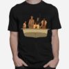 Pogues Kiara Jj John B Pope In Black Outline Outer Banks T-Shirt