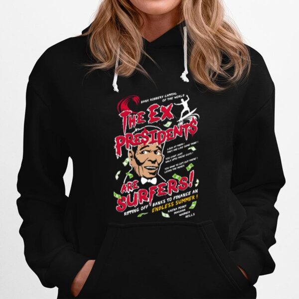 Point Break The Ex Presidents Are Surfers Dark Variant Hoodie