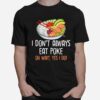 Poke Bowl Hawaii Sushi Bowl Recipe T-Shirt