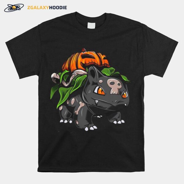 Pokemon Bulbasaur Pumpkin Halloween T-Shirt