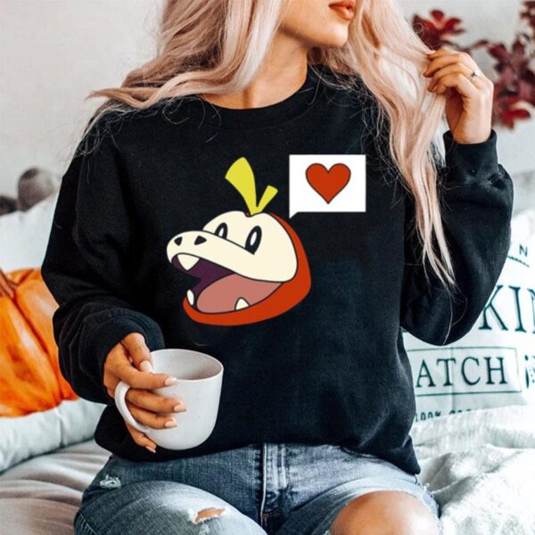 Pokemon Fuecoco With A Heart Sweater