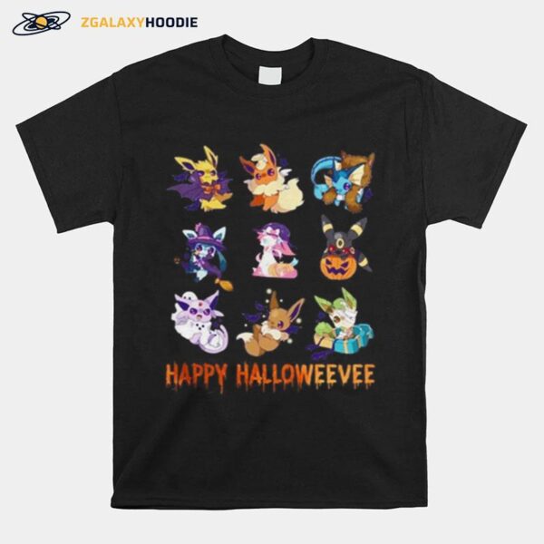 Pokemon Pikachu Happy Halloweevee Halloween T-Shirt