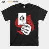 Poker Game Playing Cards Gambler Hands Casino Game Holdem T-Shirt