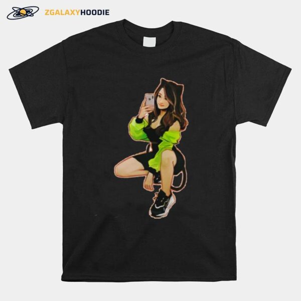 Pokimane In The Cat Suit Youtuber T-Shirt