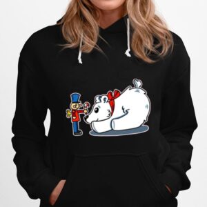 Polar Bear Christmas Graphic Xmas Hoodie