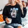 Polar Wolf As Astronaut Explore Space And Galaxy Sweater