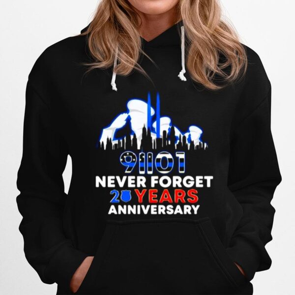 Police Never Forget 9 11 20Th Anniversary Hoodie