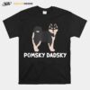 Pomsky Dadsky Pet Pomsky Dad T-Shirt