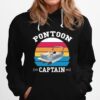Pontoon Boat Christmas Vintage Hoodie