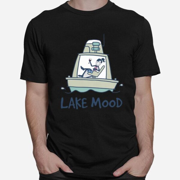 Pontoon Lake Mood Classic T-Shirt