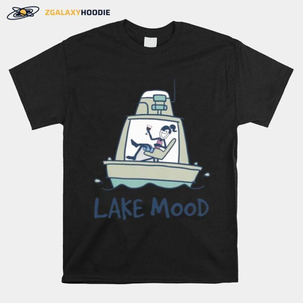 Pontoon Lake Mood Classic T-Shirt