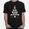 Poodle Christmas Tree Cute For Poodles Pajamas T-Shirt
